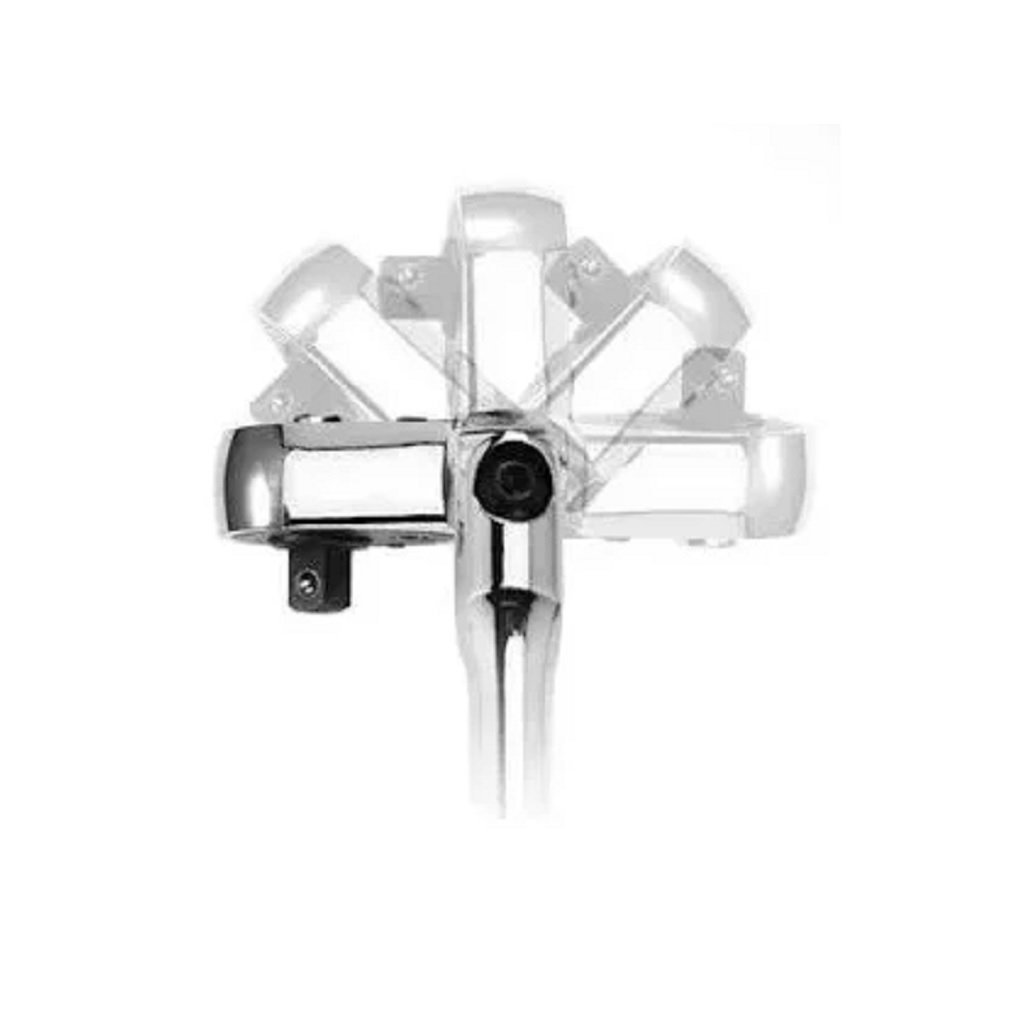 Трещотка Workpro WP271029 1/2 удлиненная, с поворотной головкой