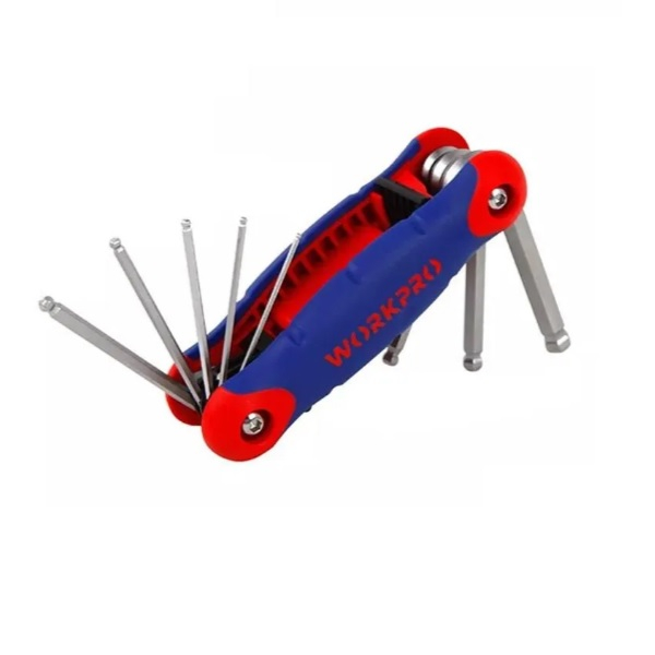 Набор шестигранных ключей Workpro с шаром 8 шт. WP222020