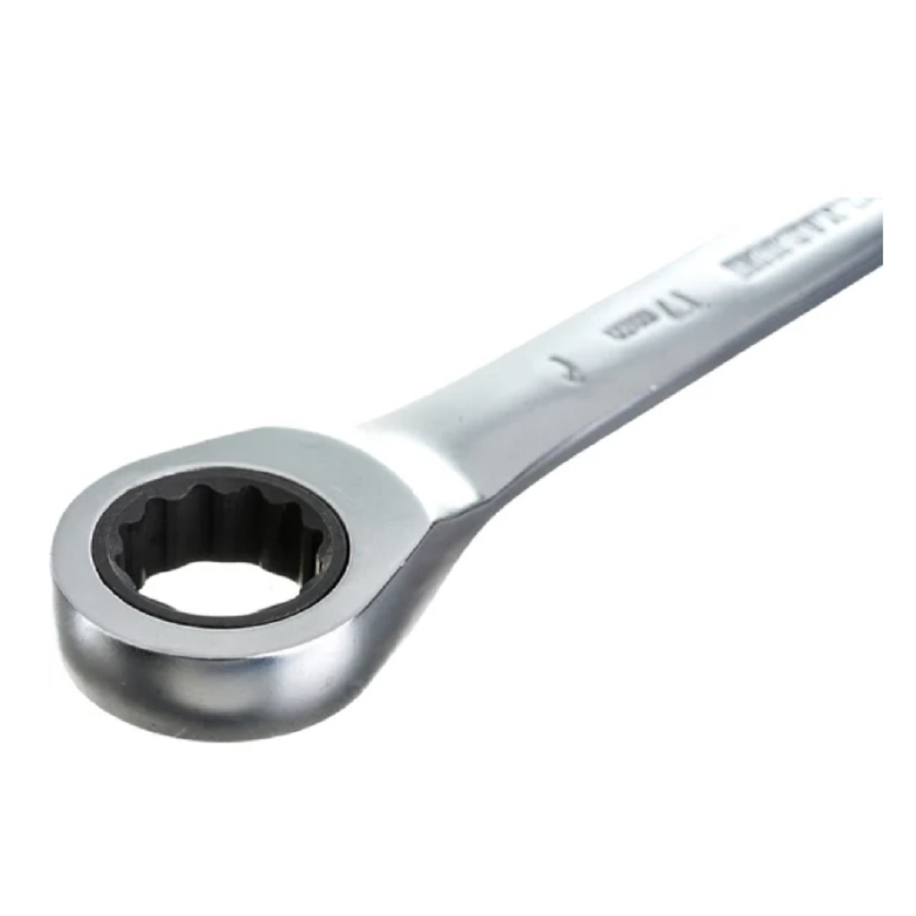 Ключ комбинированный Startul PRO-7017 17 мм, с поворотной трещоткой, серебристый