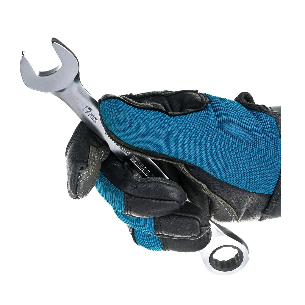 Ключ комбинированный Startul PRO-7017 17 мм, с поворотной трещоткой, серебристый