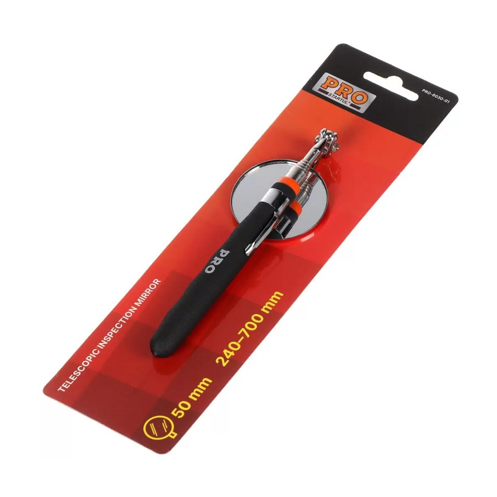 Зеркало телескопическое Startul PRO-6030-01 поворотное, диаметр 50 мм, 240-700 мм