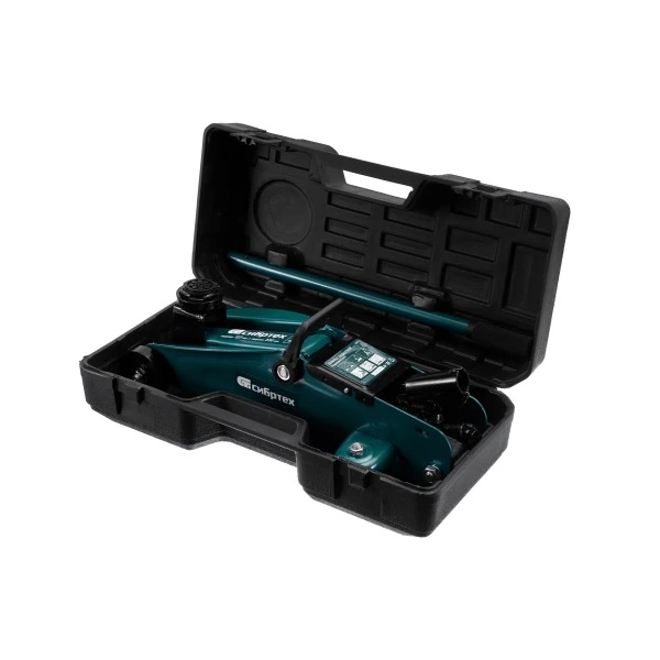 Домкрат Сибртех гидравлический подкатной 2т 127-330мм 50833