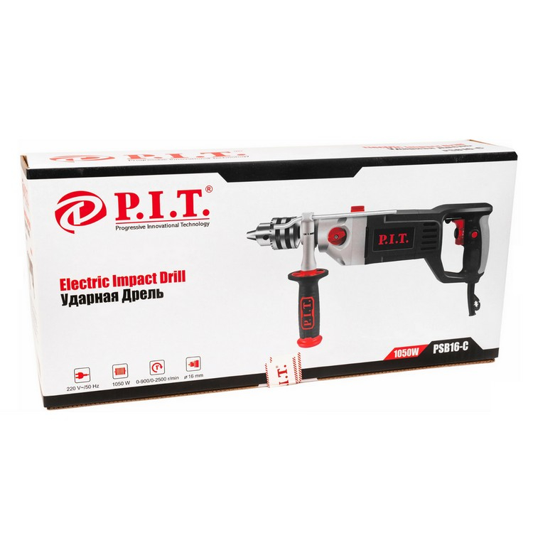 Дрель ударная P.I.T. PSB16-C1, 1100 Вт