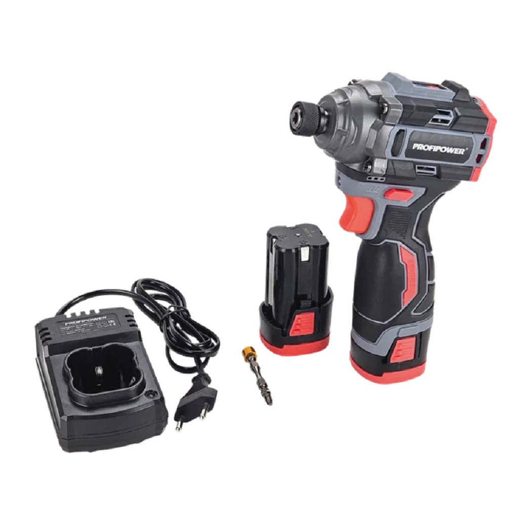 Аккумуляторный гайковерт бесщеточный Profipower BL-1630, 16 В, 260 Hм, 2 акк. х 2,0 Ah+з.у.