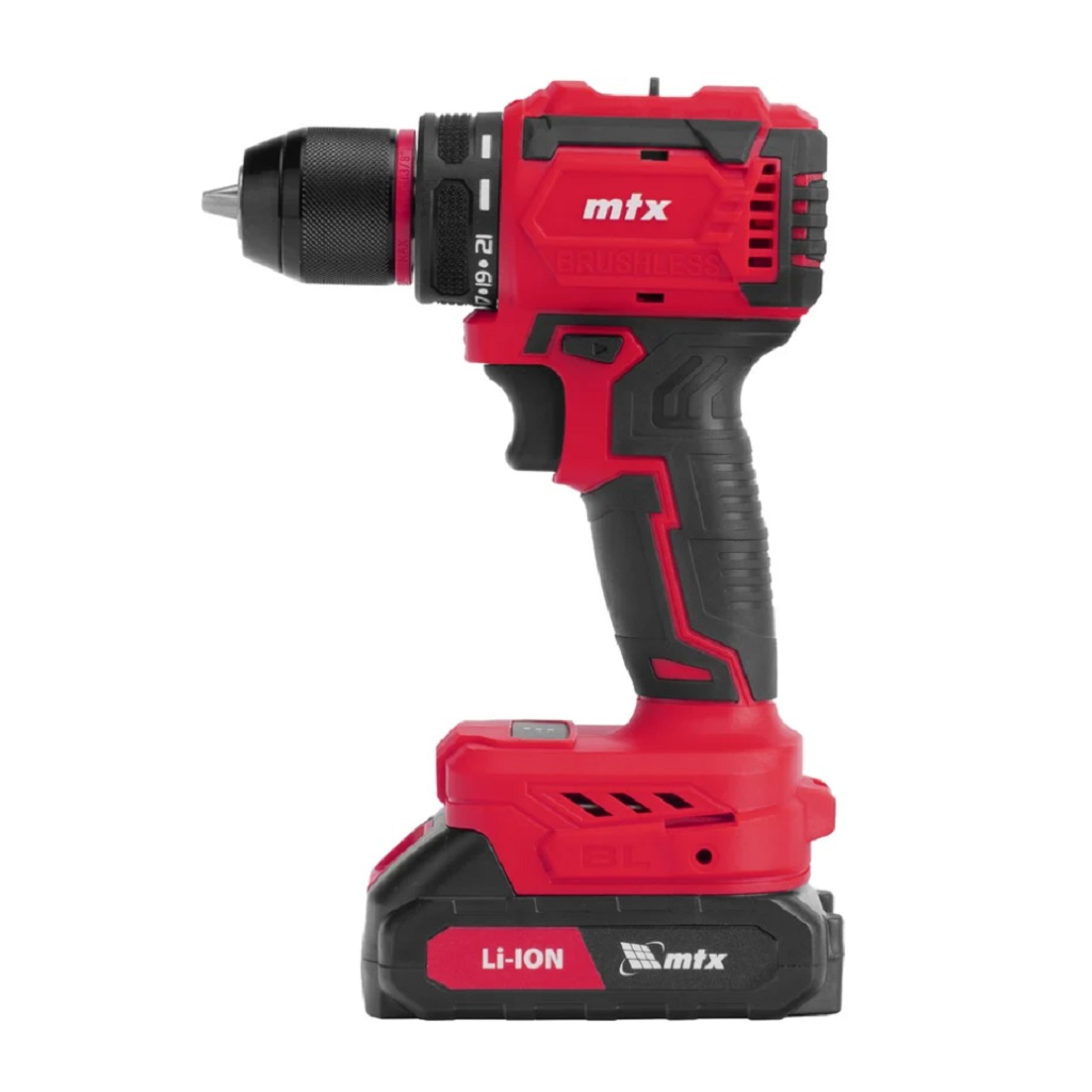 Дрель-шуруповерт аккумуляторная MTX CDS-BL-20, 18В, 2 акк. х 2,0 Ah+з.у 26187