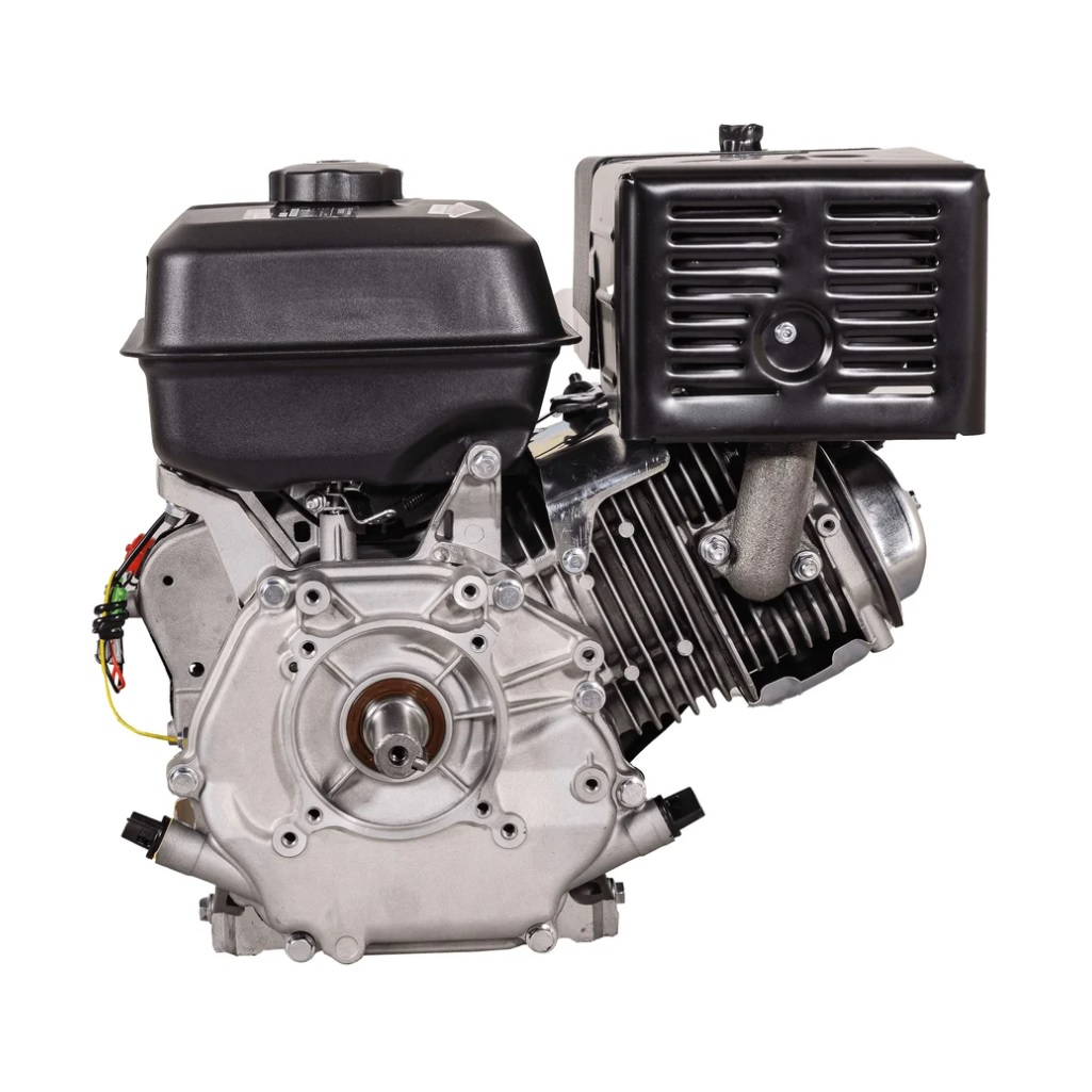 Двигатель бензиновый Huter GE-188F-25 70/15/4, ручной стартер, низкий уровень шума