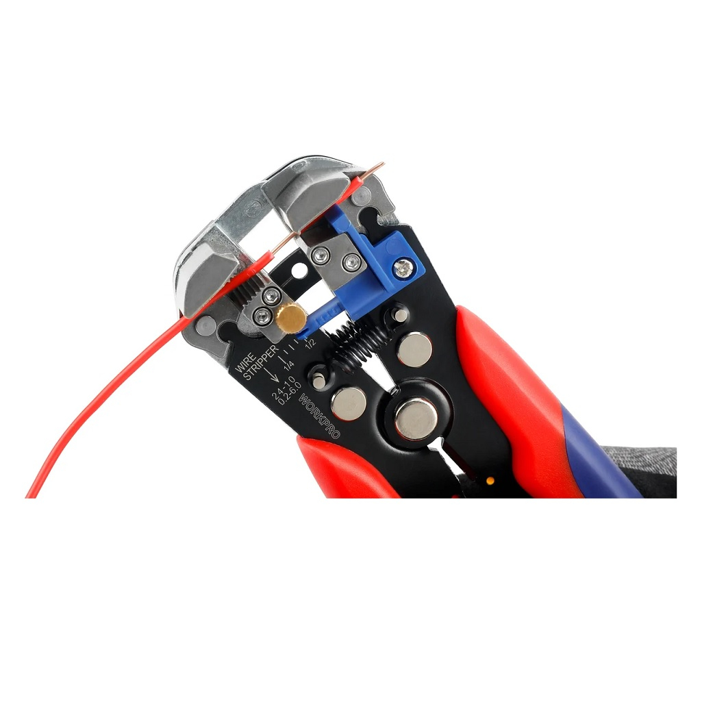 Инструмент Workpro WP291007, эргономичные рукоятки, для зачистки проводов