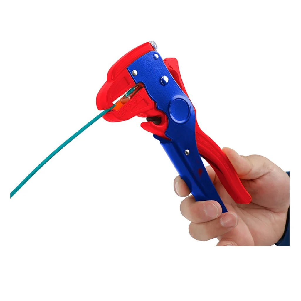 Клещи обжимные Workpro WP291008, эргономичные рукоятки, 168 мм