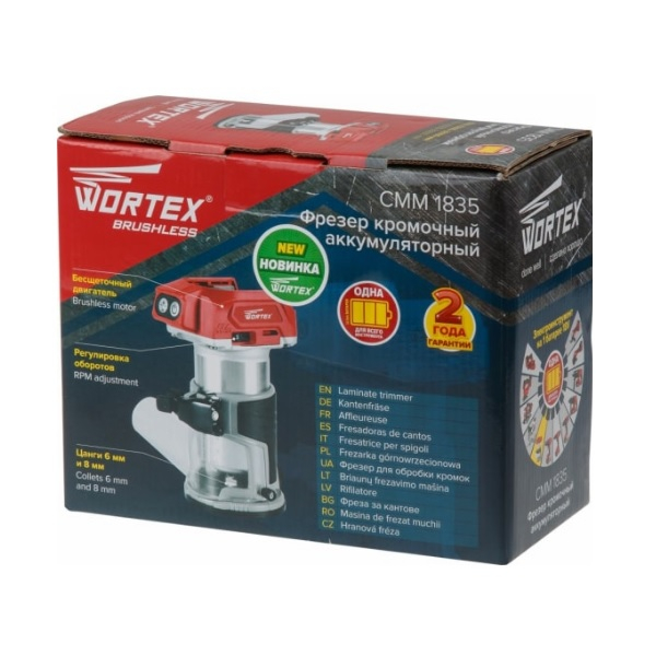 Аккумуляторный фрезер WORTEX CMM 1835 без акк. и з.у.