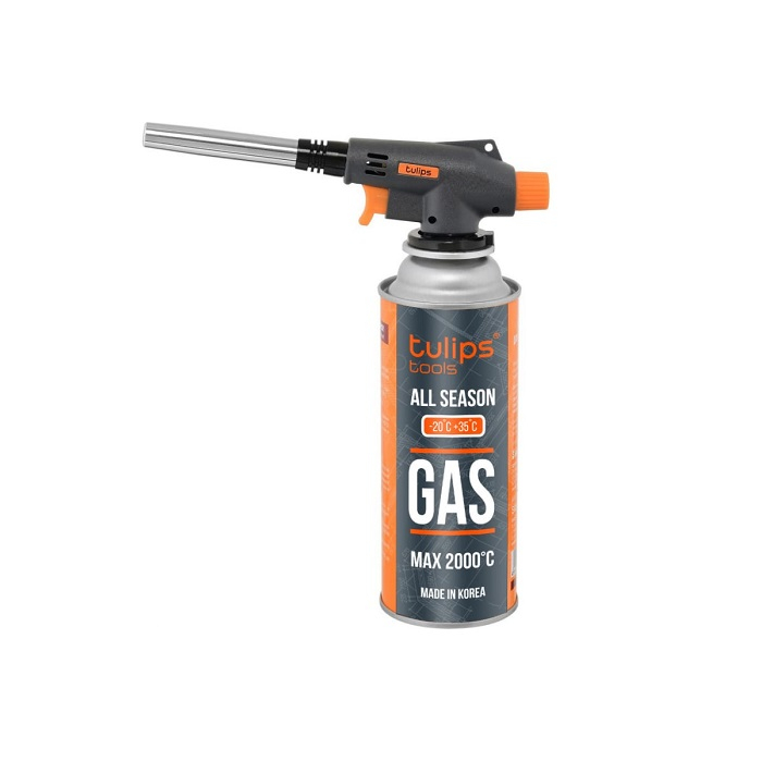 Горелка газовая Tulips Tools + баллон IG13-055