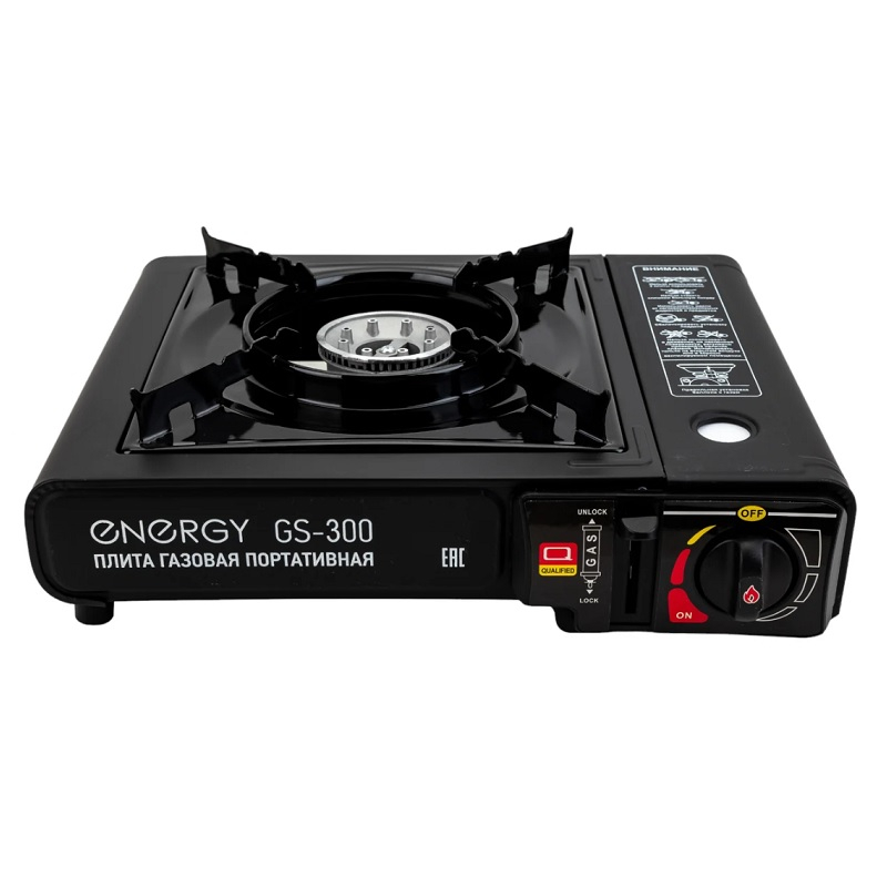 Туристическая газовая горелка Energy GS-300, с пьезоподжигом, в кейсе