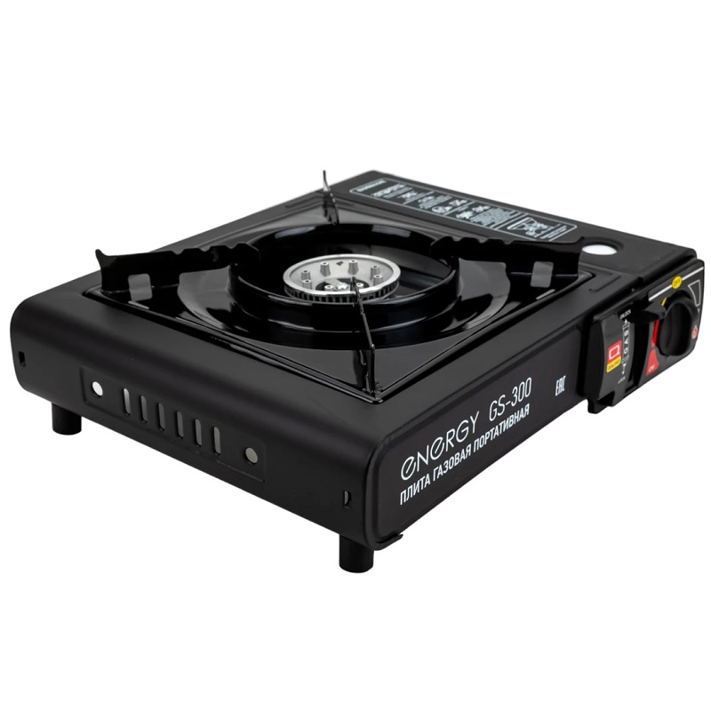 Туристическая газовая горелка Energy GS-300, с пьезоподжигом, в кейсе