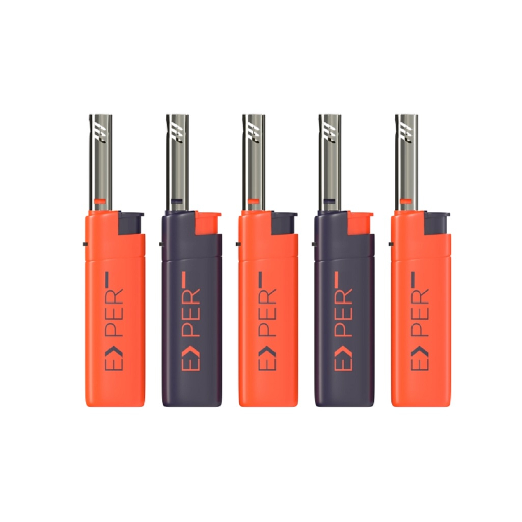 Зажигалка газовая бытовая Expert E6253, защита от детей и ветра, эргономичная форма