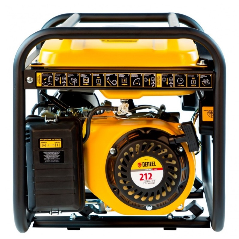Генератор бензиновый синхронный DENZEL PS-25 946814, 2.5 кВт
