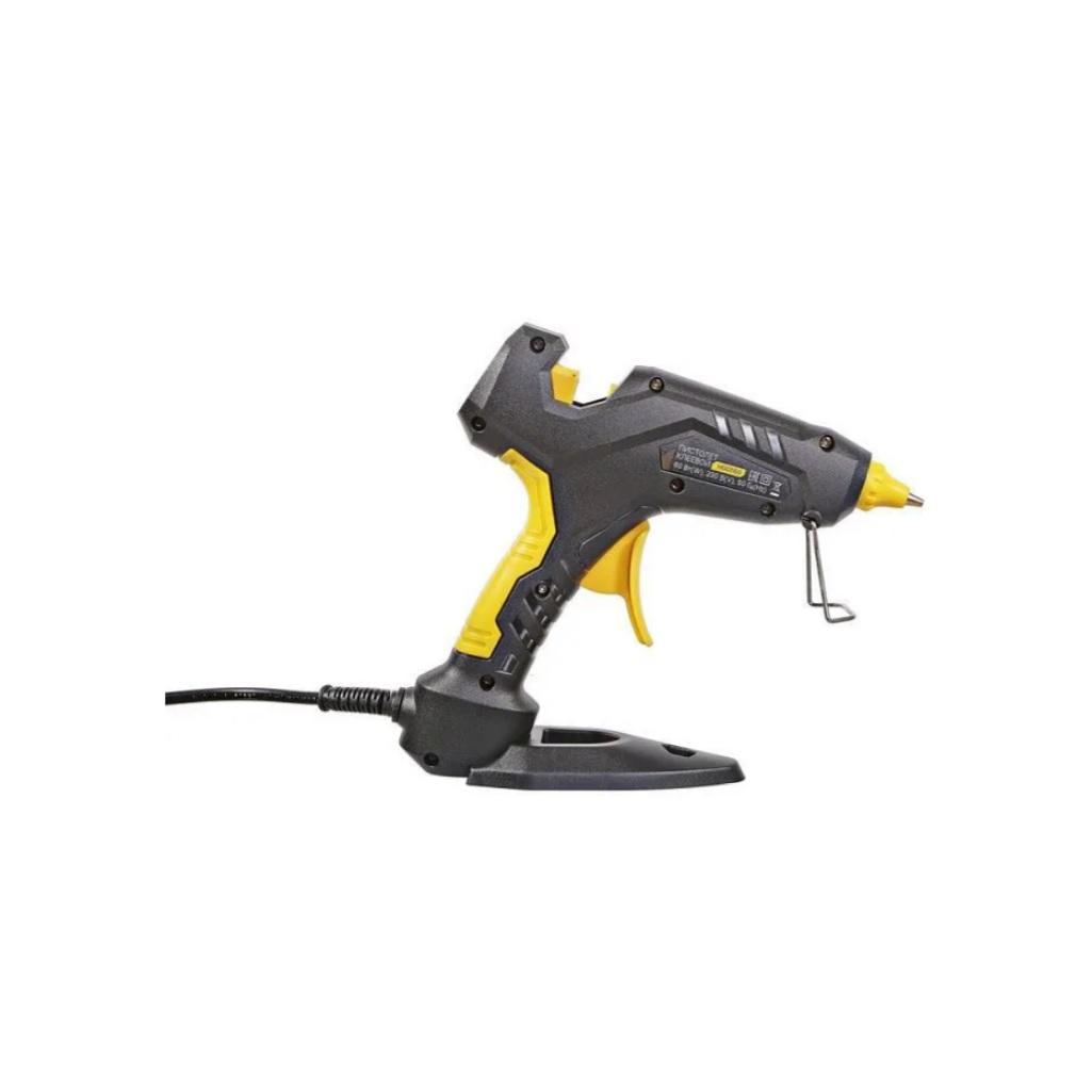 Пистолет клеевой Hanskonner Оптимальная производительность HGG1160, 60 Вт, 2 сопла, 4 стержня, платформа