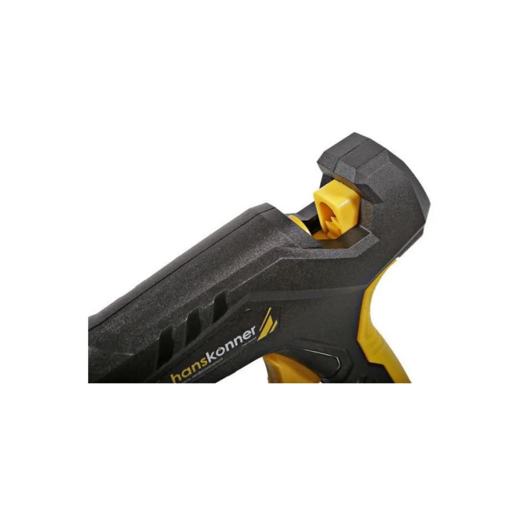 Пистолет клеевой Hanskonner Оптимальная производительность HGG1160, 60 Вт, 2 сопла, 4 стержня, платформа