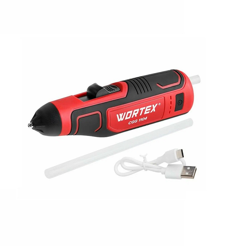 Пистолет аккумуляторный клеевой WORTEX CGG 1104 1334530