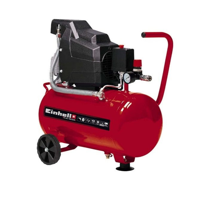 Компрессор Einhell TC-AC 190/24/8 Kit, 1.5 кВт