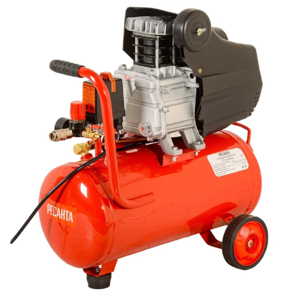 Компрессор Ресанта КП-24/260М поршневой, электрический, 2000 Вт