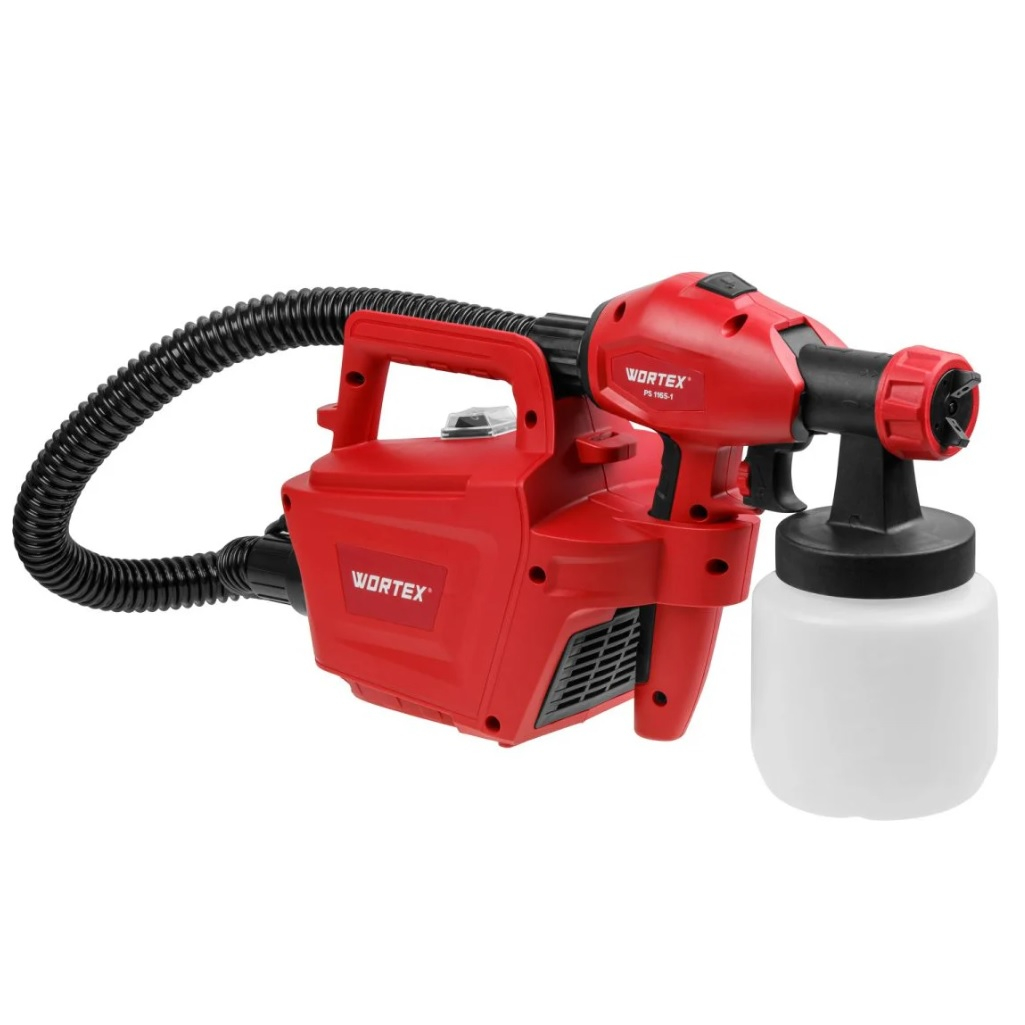 Краскораспылитель электрический Wortex PS 1165-1, 650 Вт, 1000 мл/мин, 0.8 л