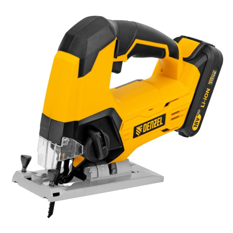 Лобзик аккумуляторный Denzel CJ-80 27201, 1 АКБ и з.у. в комплекте