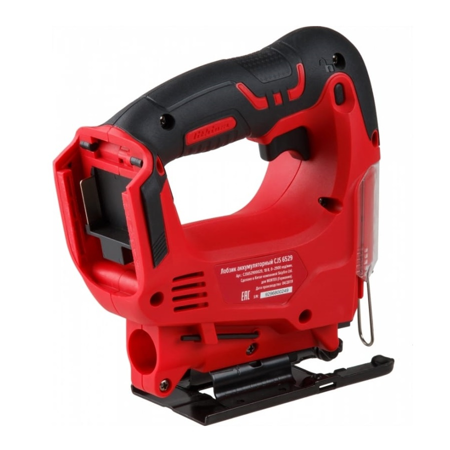 Лобзик аккумуляторный WORTEX CJS 6529 18 В 2 акк х 2.0 Ah+з.у.