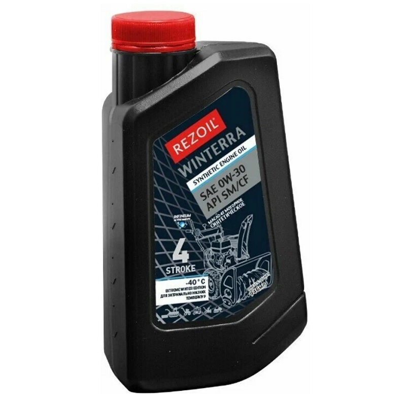 Масло синтетическое Rezoil Winterra SAE 0W-30 4 STROKE 4-тактное моторное 03.008.00030,  0.946 л