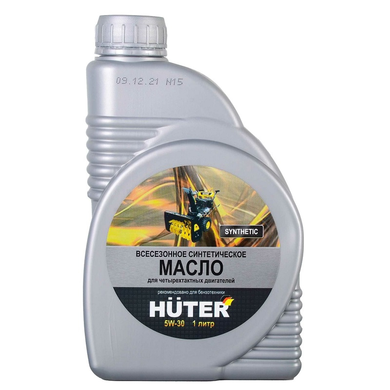 Масло 4-х тактное моторное 5W-30 синтетическое Huter, 1л