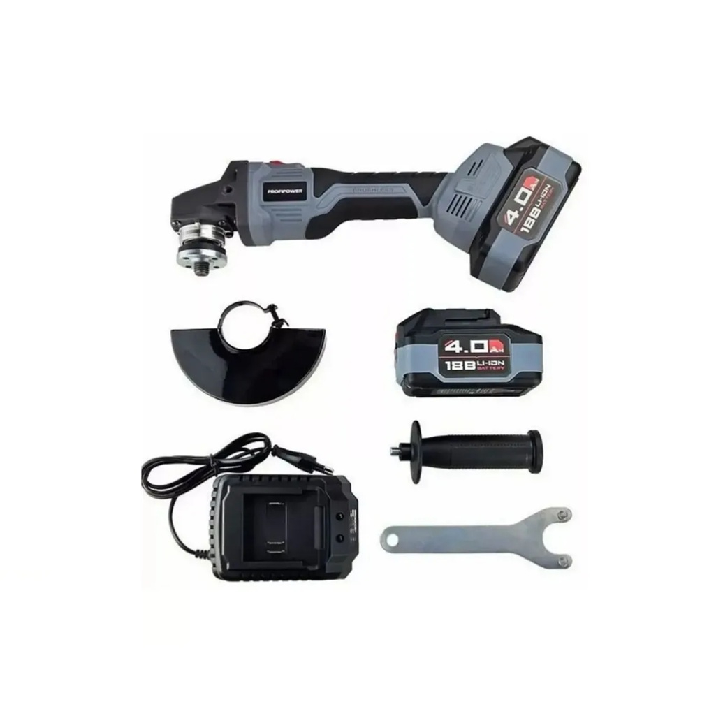 Набор аккумуляторного инструмента Profipower ProfiSet 2F18: гайковерт, циркулярная пила, перфоратор, шуруповерт, УШМ