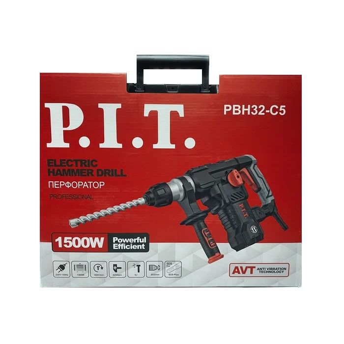 Перфоратор P.I.T. PBH32-C5 1500Вт 6Дж