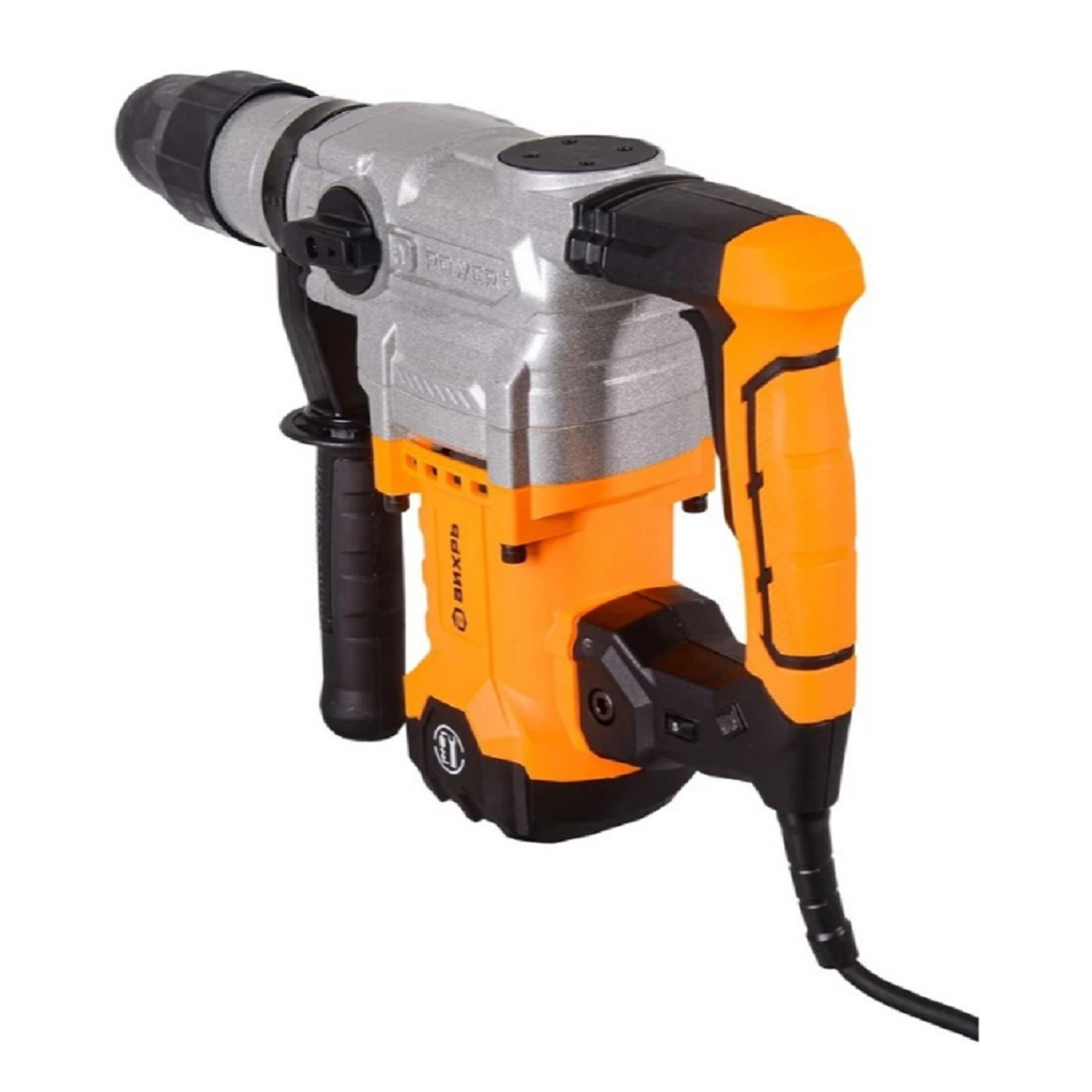 Перфоратор Вихрь П-2000к-м 72/3/21, блокировка кнопки включения, качественная изоляция