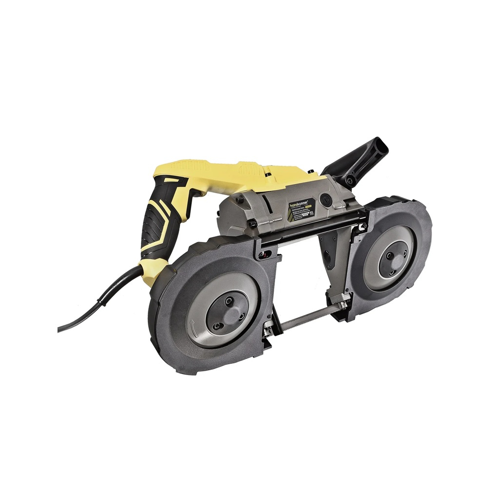 Пила ленточная Hanskonner HBS14127M, ручная, 1400Вт, для дерева, металла, пластика