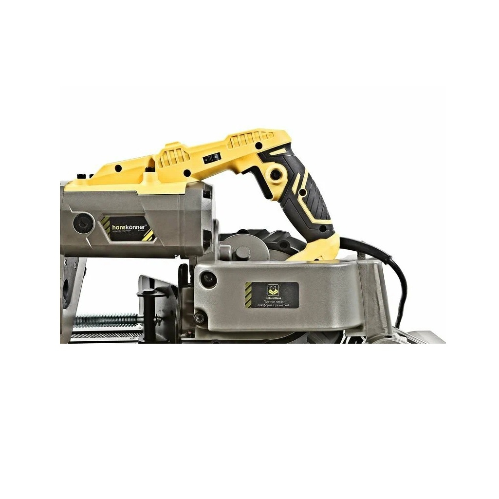 Пила ленточная Hanskonner HBS14127M, ручная, 1400Вт, для дерева, металла, пластика