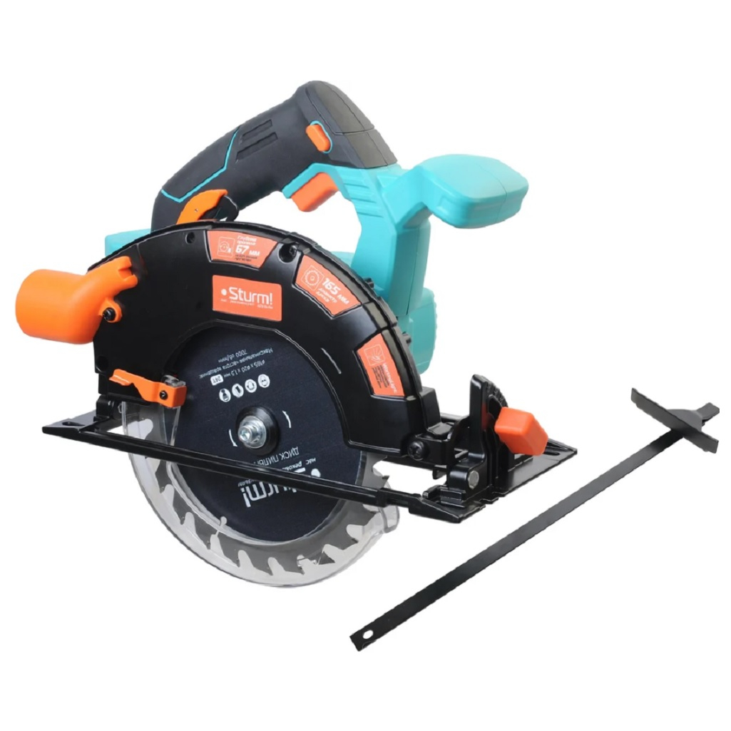 Пила аккумуляторная дисковая Sturm CCS1867BL, 18В без акк. и з.у