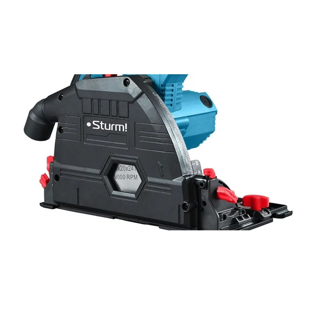 Пила дисковая циркулярная Sturm CS51165PS погружная, 165 мм, 5000 об/мин, 1400 Вт