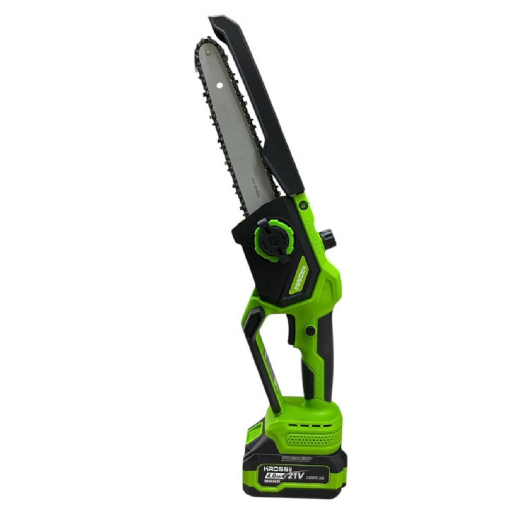 Пила аккумуляторная Kross KLi-8EC 21V-8-10 Green Prof, 2 акк. х 4,0Ah+з.у.