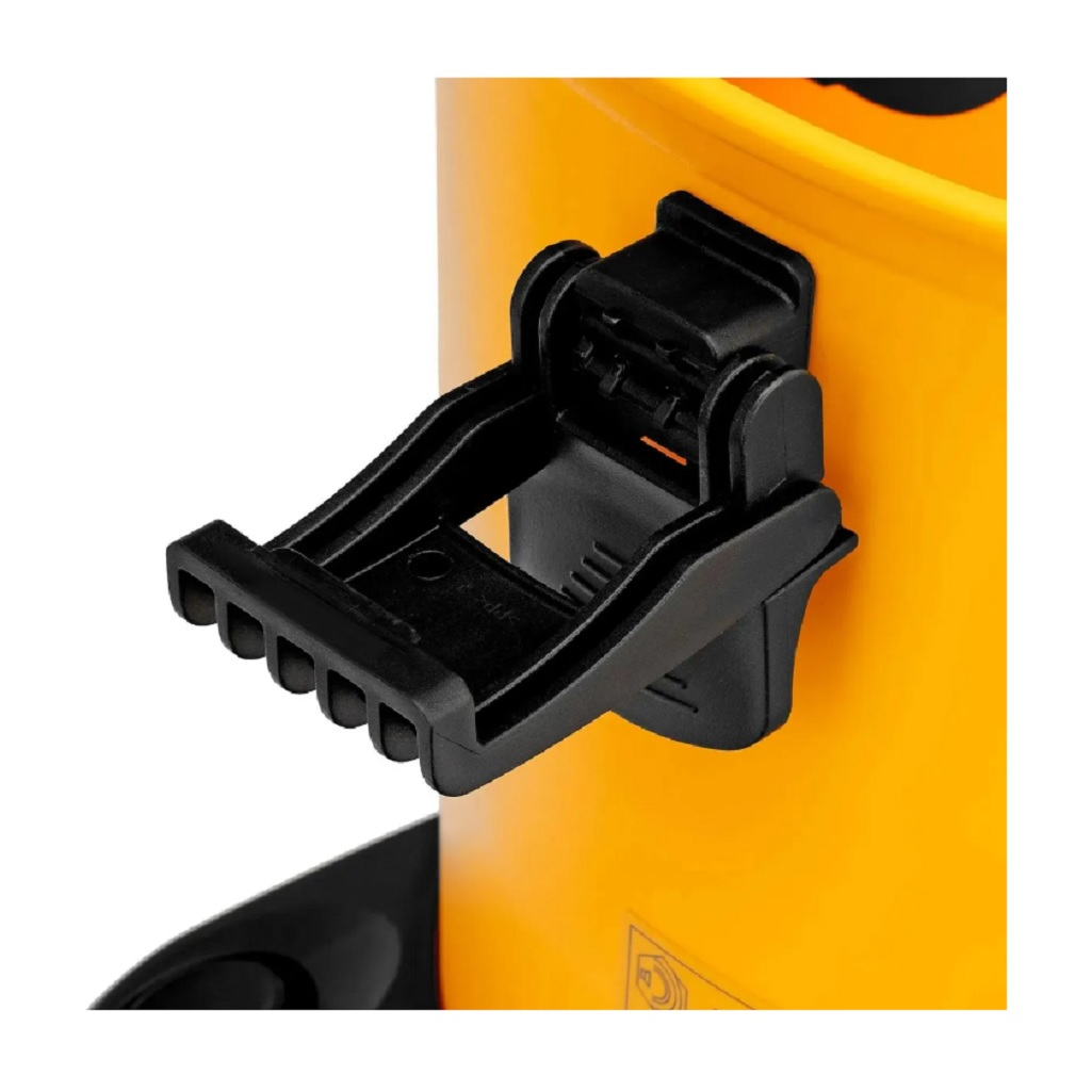 Пылесос строительный Denzel RVC20 28202, для сухой и влажной уборки, 20 л, 1.4 кВт