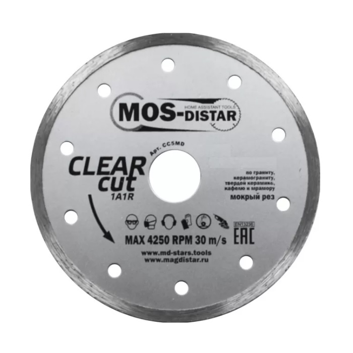 Диск алмазный MOS-DISTER  Clear Cut 180х2.0х25.4 мм CC5MD18025