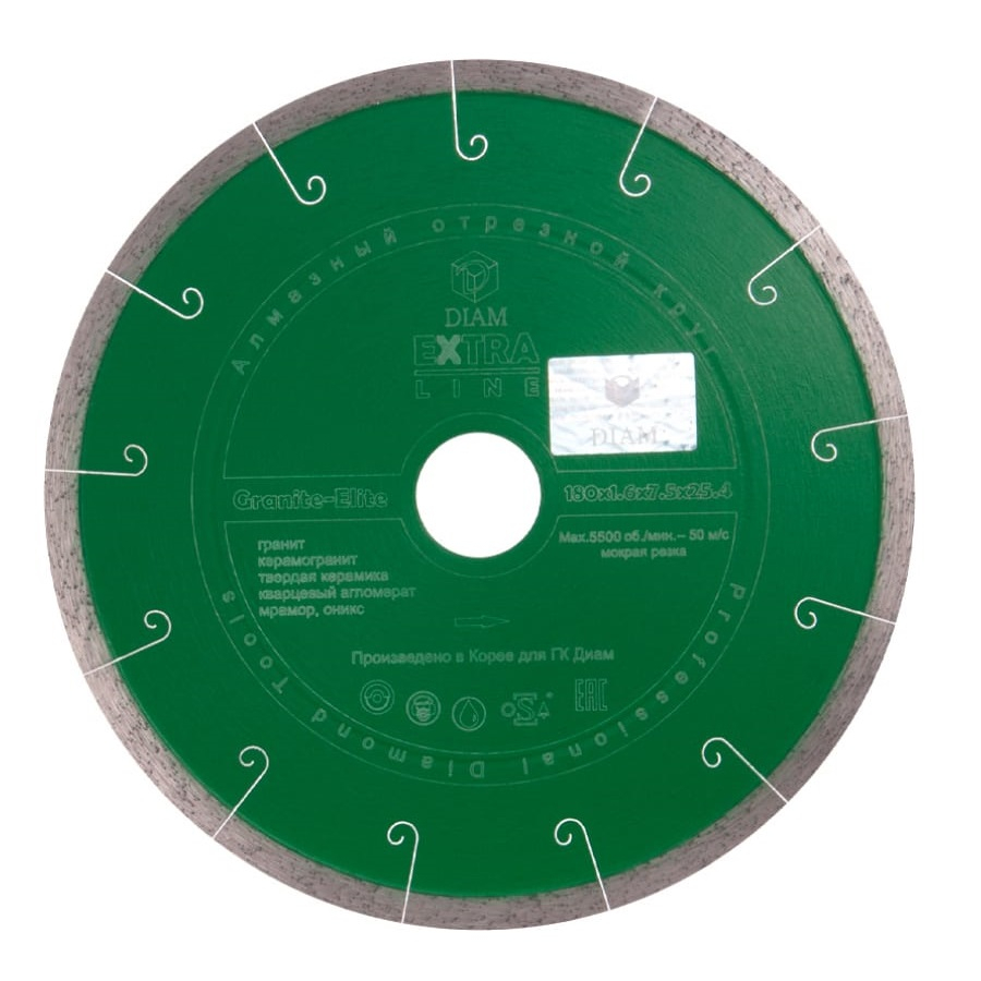 Диск алмазный DIAM Granite-Elite 180х1.6х25.4 мм 000155
