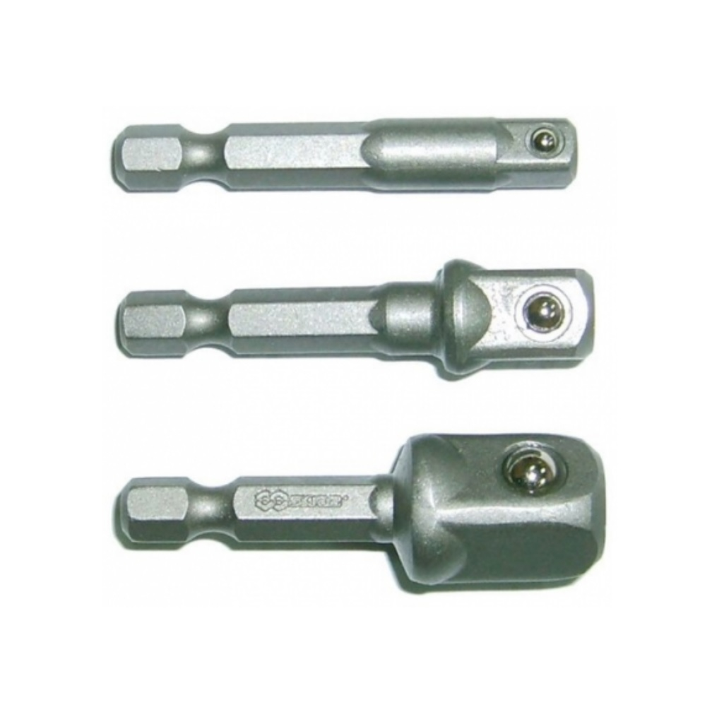 Набор адаптеров Skrab для торцевых головок, 50 мм, прямые, CrV, 43464