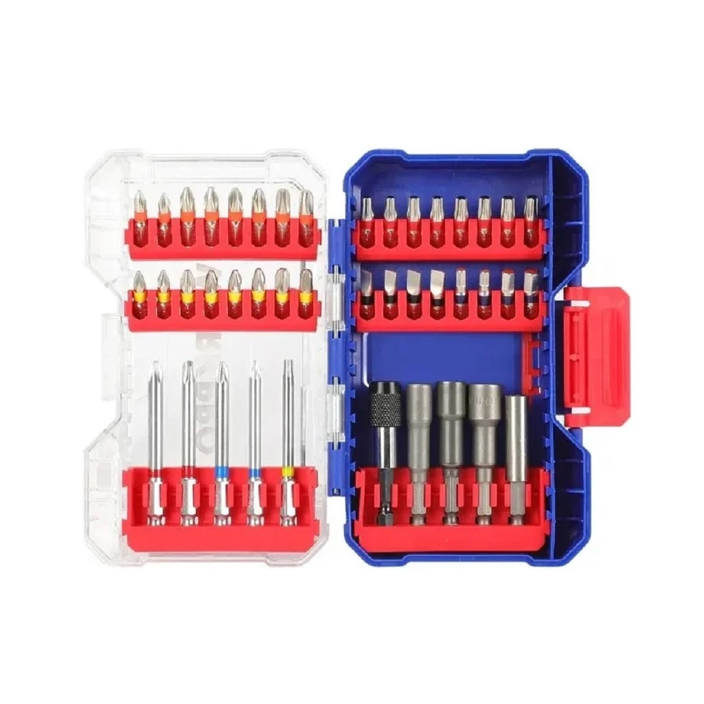 Набор бит Workpro WP409013 для отвертки с магнитным держателем, 42 шт.