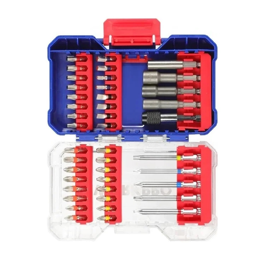 Набор бит Workpro WP409013 для отвертки с магнитным держателем, 42 шт.