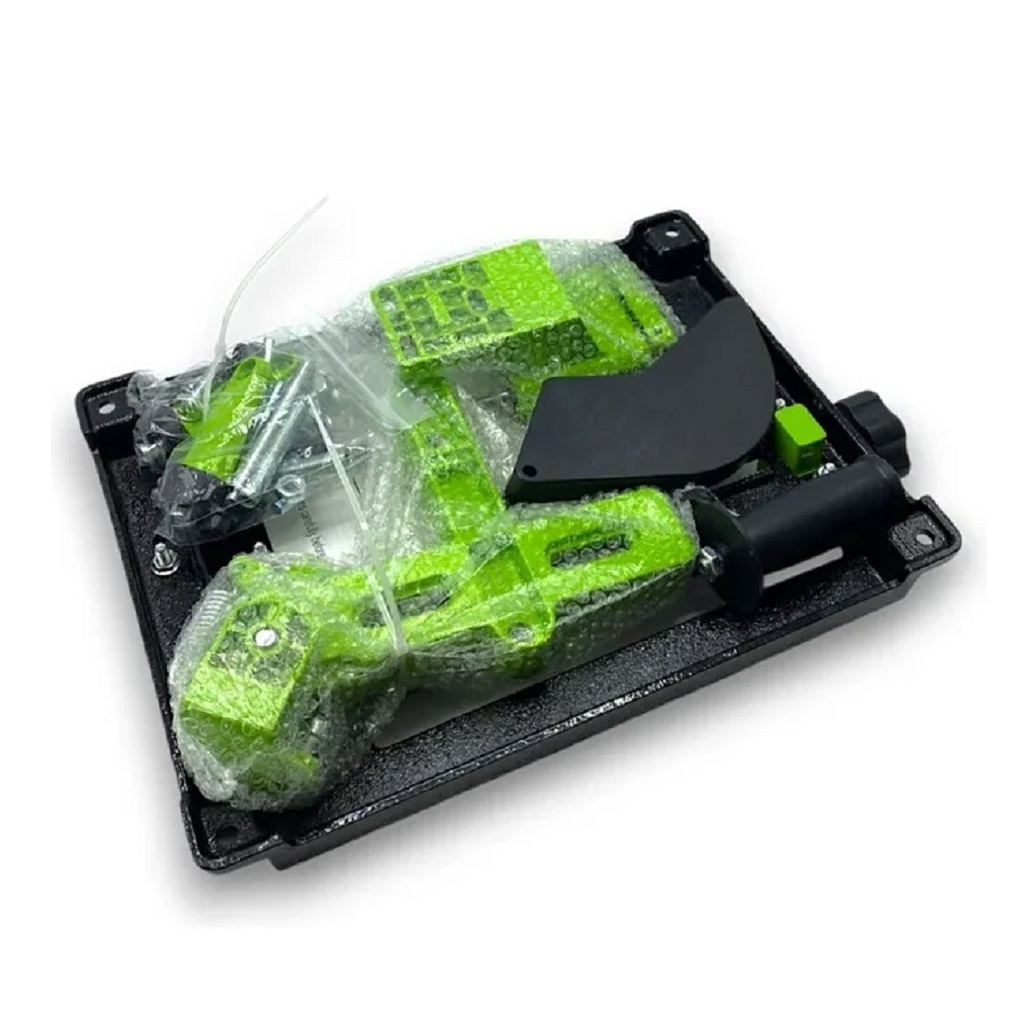 Стойка под УШМ 125 Skrab 25537 с протяжкой и движущейся платформой для резки широких деталей