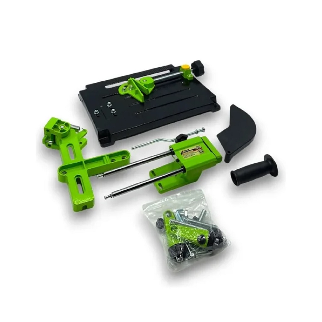 Стойка под УШМ 125 Skrab 25537 с протяжкой и движущейся платформой для резки широких деталей