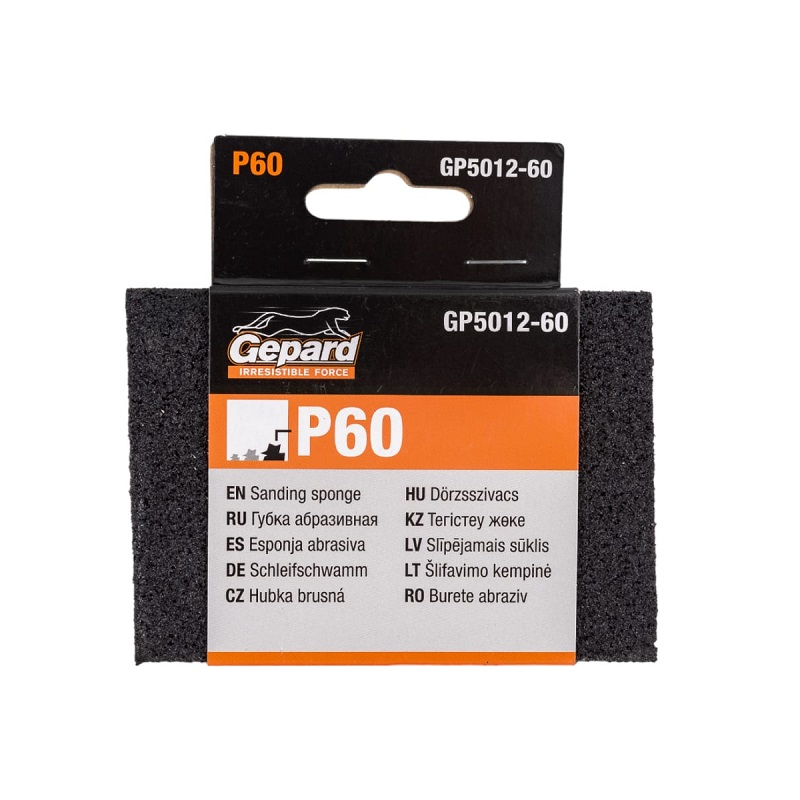 Губка абразивная GEPARD GP5012-60 P60
