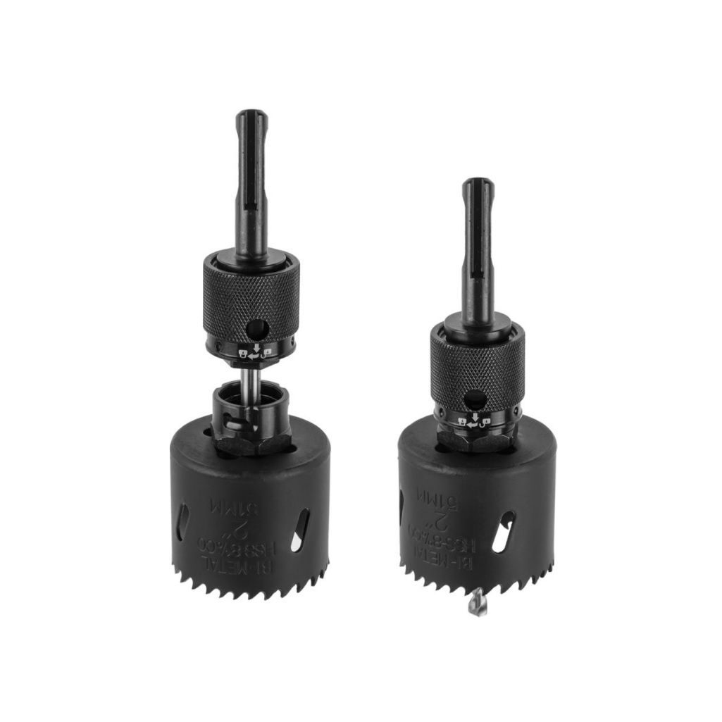 Переходник быстросъемный Gepard GP2502-02 SDS+ для коронок биметаллических, со сверлом