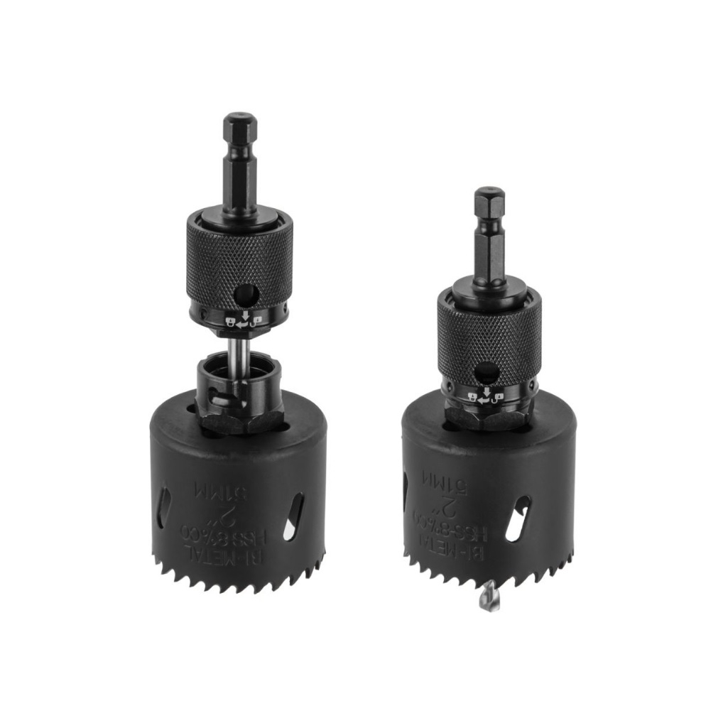 Переходник быстросъемный Gepard HEX GP2502-01, шестигранник, для коронок биметаллических, со сверлом