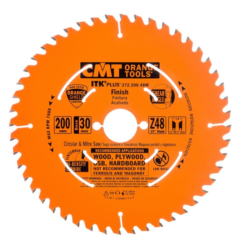 Диск пильный СМТ 200х30хZ48 272.200.48М