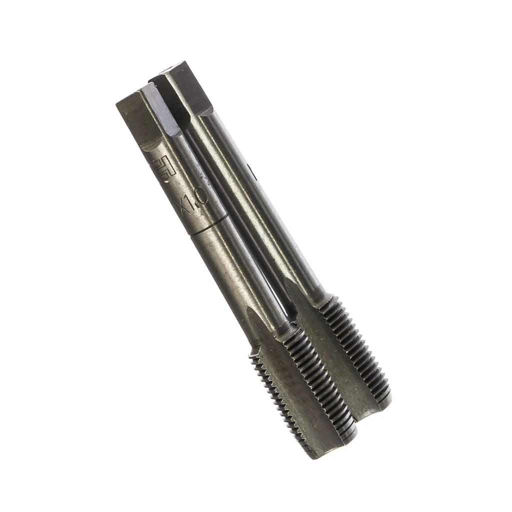 Набор метчиков Сибртех 76625 М10х1.0 для слесарных работ, 2 шт