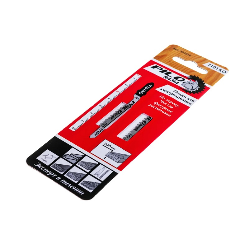 Пилки для лобзика Pilorama T101AO 2 шт 551014